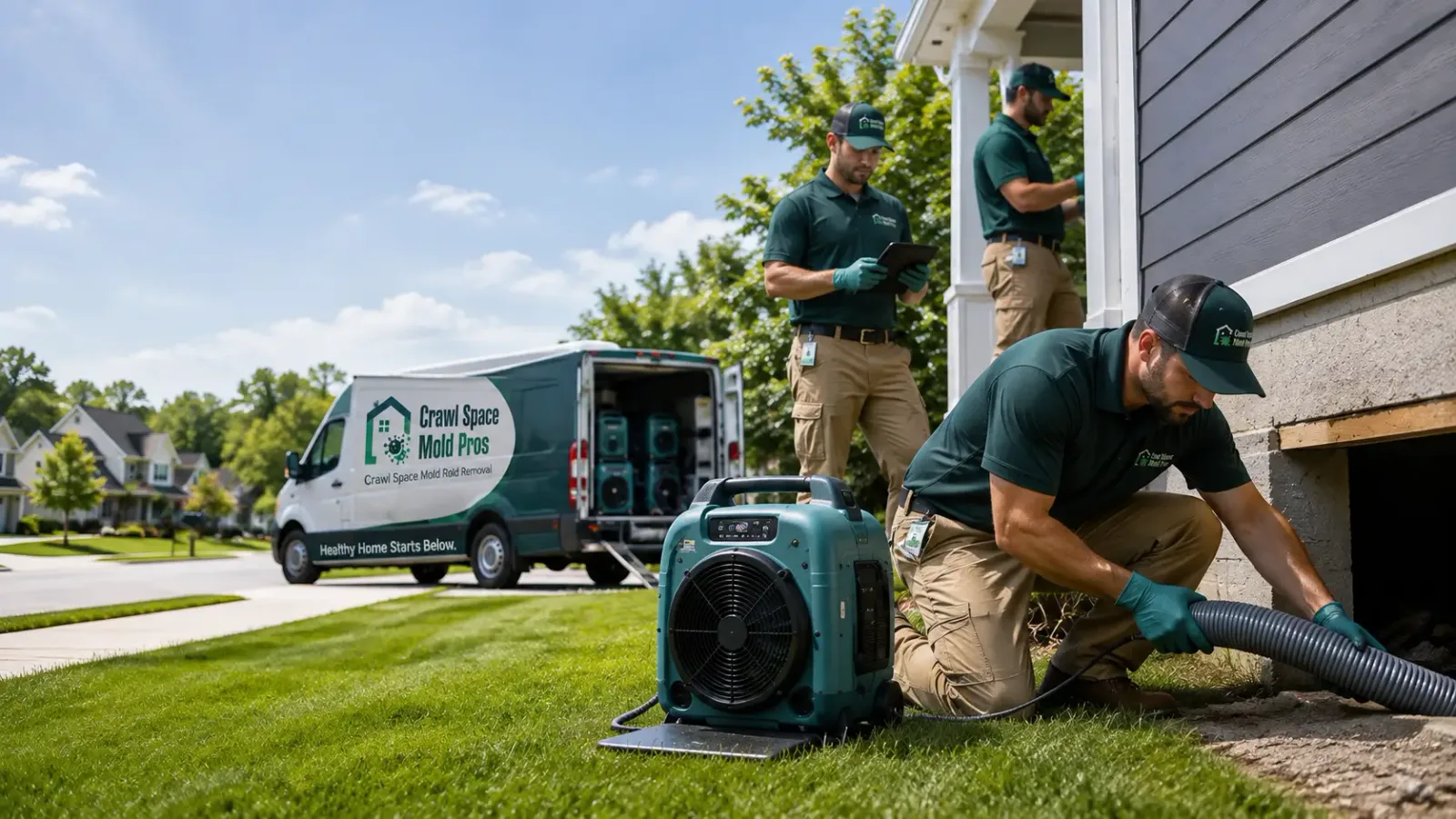 Crawl Space Mold Removal in Lafayette, MN